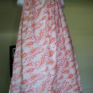 White & Pink Paisley Pillowcase Dress Size 4T