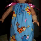 Blue Winnie The Pooh American Girl Doll Dress