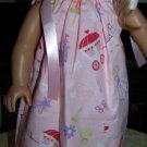 Pink Princess American Girl Doll Dress