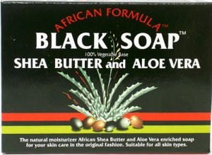 African Formula Black Soap Shea Butter and Aloe Vera 3.5 Oz.