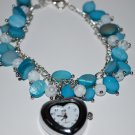 Blue   Mother of Pearls Watch
