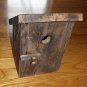 "Outhouse" Barnwood Birdhouse [Mounted]