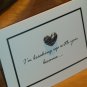 3-D Slashed Heart 'I'm breaking up with you because..." Card