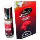 6pc Tooty Musk Arab Al Rehab Alcohol Free Natural Arab Oil Perfume Attar UAE 6ML X 6 pc