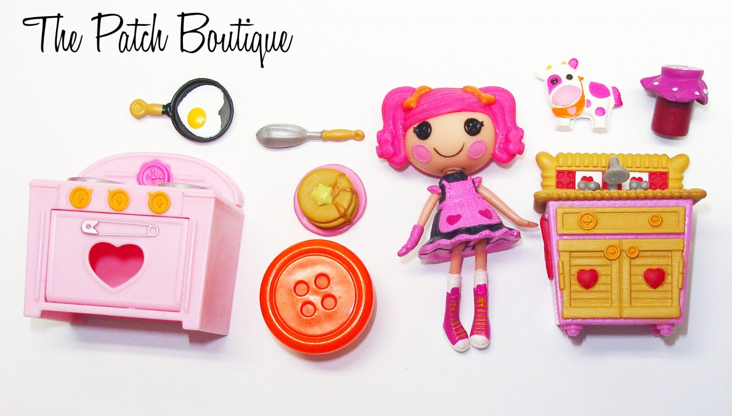 Mini Lalaloopsy Berry Jars 'N' Jam Doll Berry's Kitchen Cook Off Playset