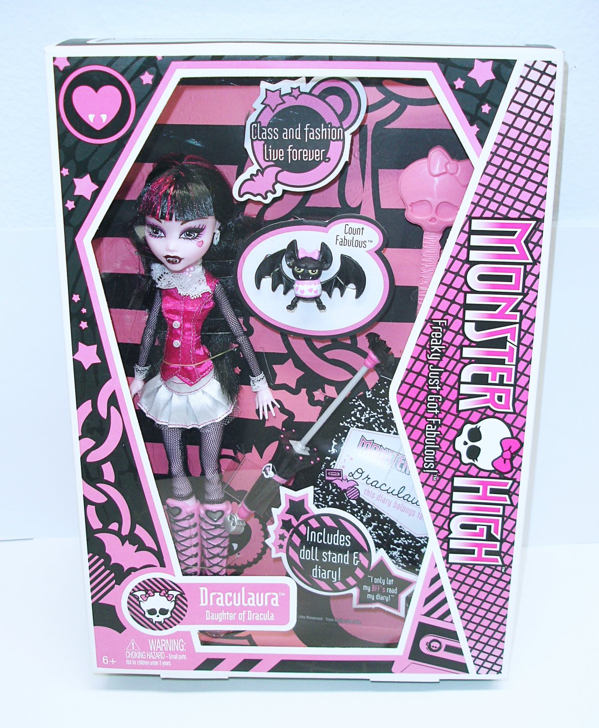 Monster High 1st Wave Original Release Draculaura Doll