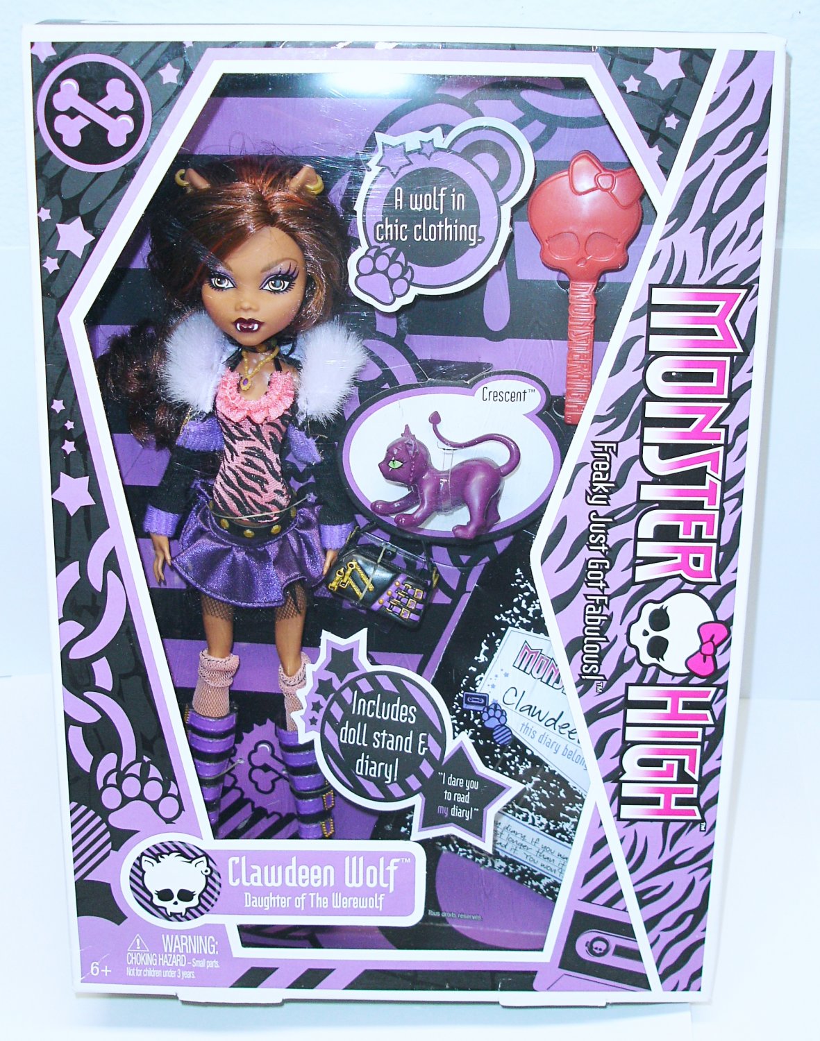 Monster High 1st Wave Original Release Clawdeen Wolf Doll