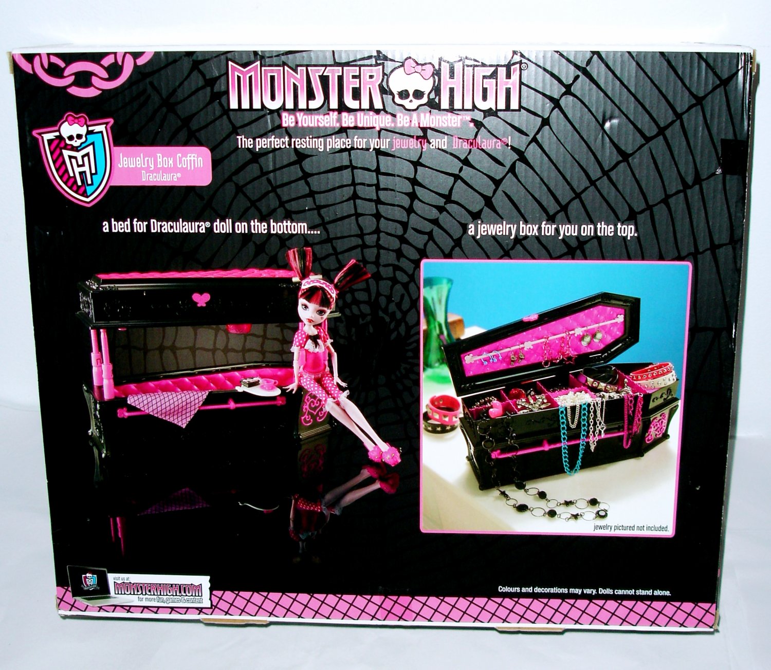 monster high coffin doll house