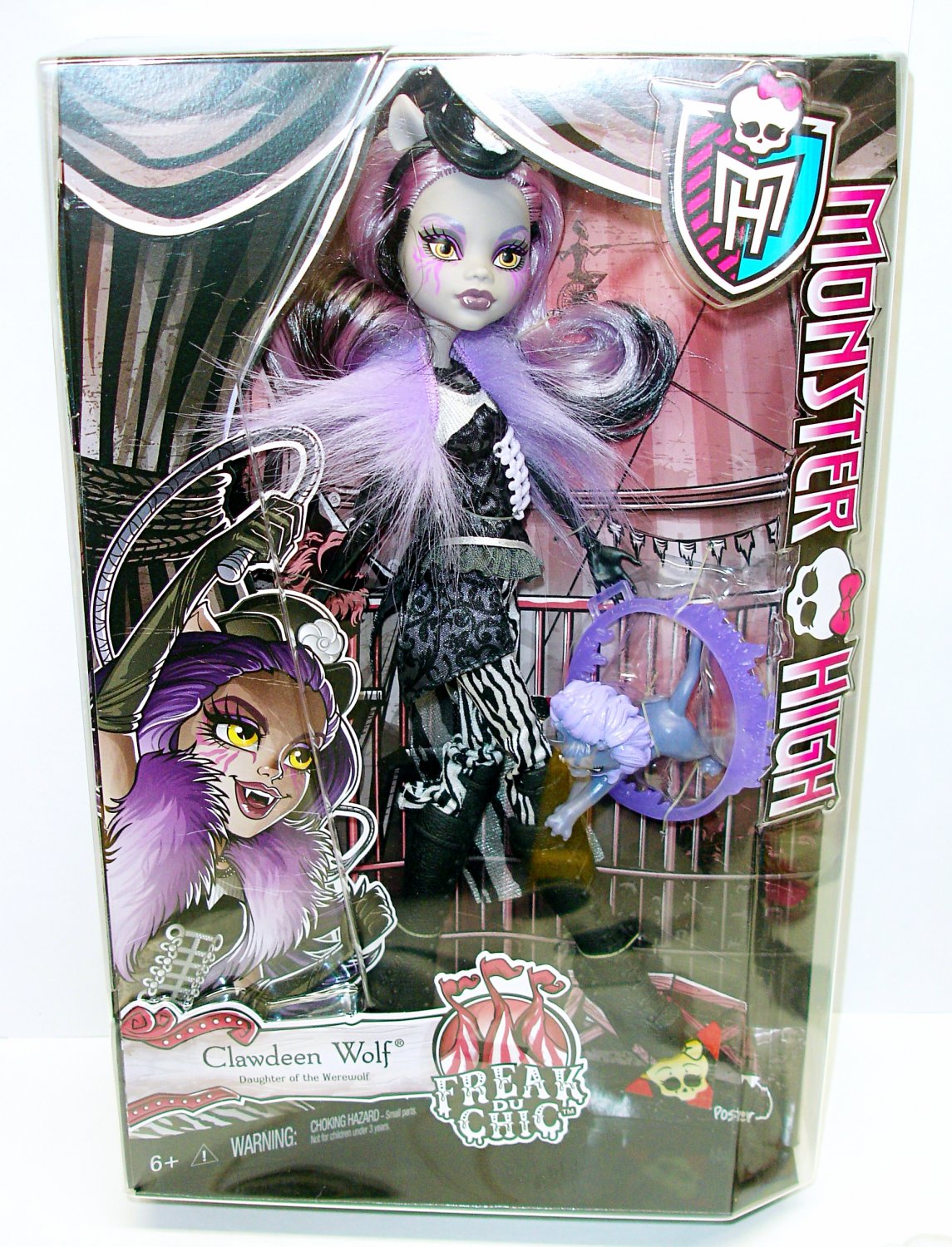 monster high freak du chic clawdeen wolf