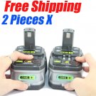 2 Packs X Ryobi 18V lithium Battery P104