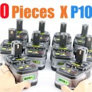 10 Packs X Ryobi 18V Battery ONE+ lithium Battery P104