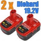 2 Pack X Craftsman Diehard 19.2V Lithium-Ion Battery -  Free Shipping !!