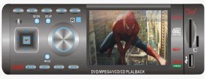 In-Dash Car DVD Player - 3.5 inch Display  [CVEDH-6135]