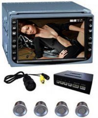 Touch Screen 2 DIN Car DVD Player + Parking System  [CVEZJ-ZH01]