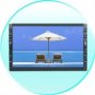 Car DVD Player + TV Tuner - In-Dash 2-DIN - 7 Inch Touch Screen  [CVEJY-701T]