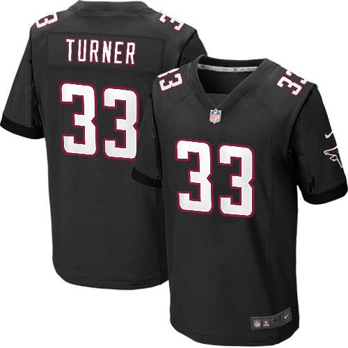 Men's Nike Atlanta Falcons 33# Michael Turner Throwback Jersey