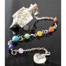 Rose Quartz 7 Chakra Pendulum
