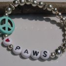 Peace - Love - Paws Bracelet