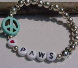 Peace - Love - Paws Bracelet