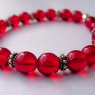 Ruby Red Handcrafted Bracelet