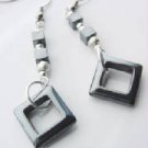 Hematite Earrings - Healing Gemstone Stimulates Focus and Intuition