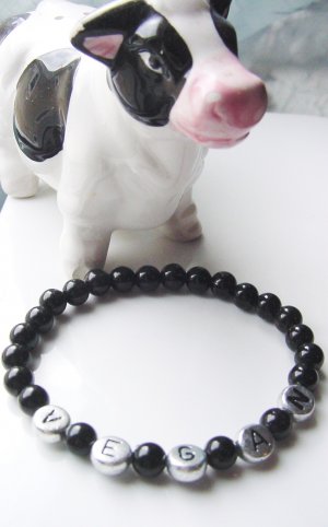 VEGAN beaded bracelet