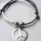 Peace Adjustable Double Knot Bracelet