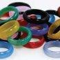 6mm Agate Rings Rounded - 20/bag