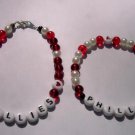 Philadelphia Phillies Bracelet - Beaded Handcrafted