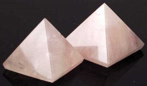 Medium Rose Quartz Pyramid 30 to 40mm