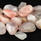 Rose Quartz tumbled stones -  1 lb