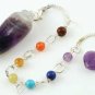 Amethyst 7 Chakra Pendulum 	- Aids in greater wisdom and healing