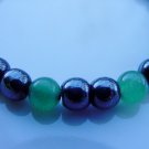 Petite Hematite & Green Aventurine Bracelet Healing Balancing