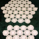 Crocheted Table Centerpiece and Runner - OLD