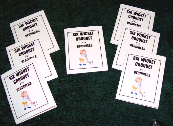SIXWICKET CROQUET 25 Booklets per pkg