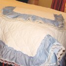 BED COVER for TWIN BED - Quilted w/ Sham