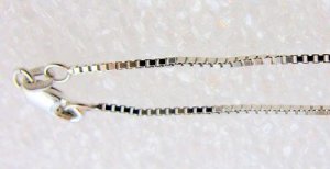 925 Silver Box Chain- 18"   1.5 mm (NC204)