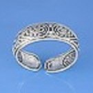 925 Oxidized  Sterling Silver Toe Ring (BJ138)
