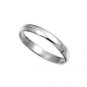 925 Sterling Silver 3 mm Plain Band - Size 9   (R153)