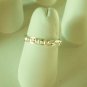 925 Sterling Silver 1.5 mm etched band - Size 6  (R151)