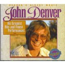 John Denver His Greatest Hits and Finest Performances Cassette Tape #2