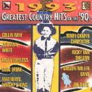 Greatest Country Hits of The 90's - 1993 Cassette Tape
