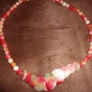 Multi Colored Jade Necklace 16 inch