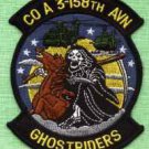 Ghostriders 158th AVN Army Military Attack Helicopter Patch Ghostriders 158th AVN Army Military Attack Helicopter Patch
