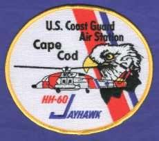 United States Coast Guard Cape Cod HH-60 Jayhawk Helicopter Patch