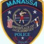 Manassa Colorado Police Patch Home of Jack Dempsey