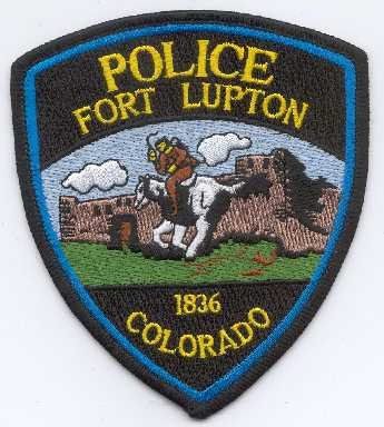 Fort Lupton Colorado Police Patch
