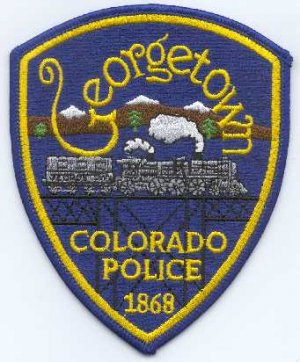 Georgetown Colorado Police Patch Locomotive