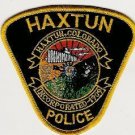 Haxtun Colorado Police Patch Locomotive