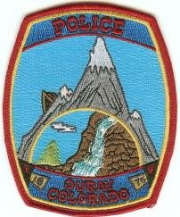 Ouray Colorado Police Patch